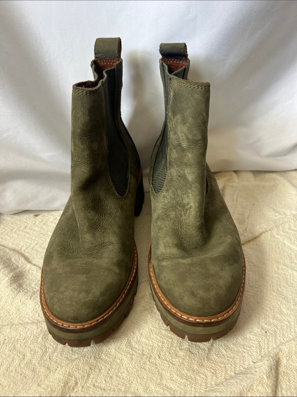 Women’s TIMBERLAND Courmayeur Valley Green* Chelsea Boots - Picture 7 of 7